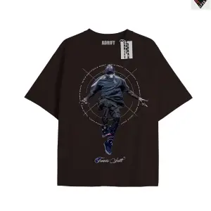 Travis Scott Siyah Oversize Unisex T-shirt