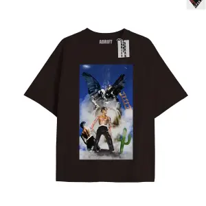 Travis Scott Siyah Oversize Unisex T-shirt
