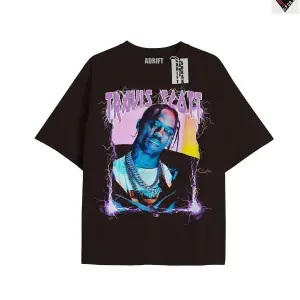 Travis Scott Siyah Oversize Unisex T-shirt