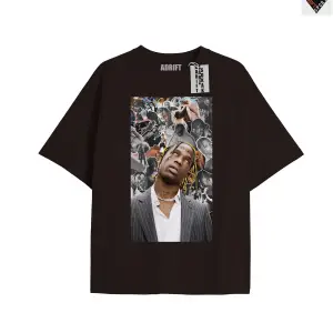 Travis Scott Siyah Oversize Unisex T-shirt