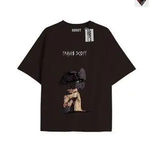 Travis Scott Siyah Oversize Unisex T-shirt
