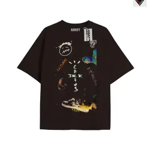 Travis Scott Siyah Oversize Unisex T-shirt