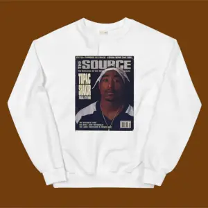 Tupac Sweatshirt Beyaz