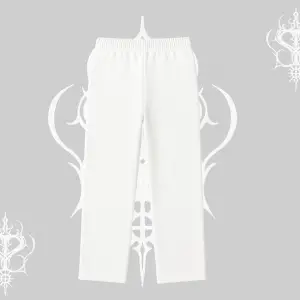 Ucuz Beyaz Baggy Eşofman