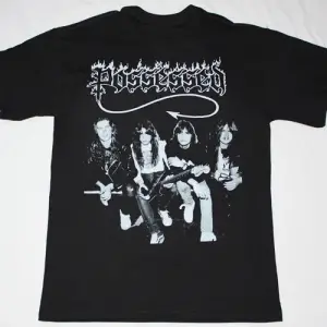 U.D.O. MEAN MACHINE89 UDO NEW BLACK T-SHIRT ÖN VE ARAKA BASKILI