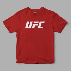 UFC Logo Baskılı Tişört