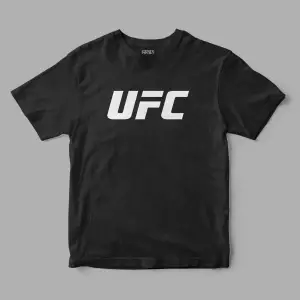 UFC Logo Baskılı Tişört