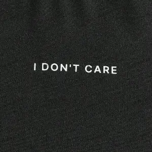 Uni?sex Bay/bayan I Don T Care T-shirt