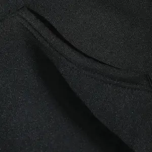 Unique----Unisex Siyah Happiest Baskılı Oversize Kapşonlu Sweatshirt