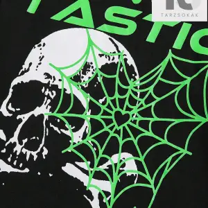 Unisex 1pc Pamuk Harf Grafik Damla Omuz Tişört