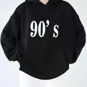 Unisex 90s Sweatshirt Siyah