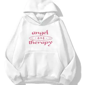Unisex Angel Therapy Sweatshirt Beyaz