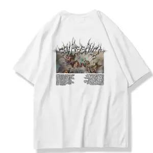 Unisex Angel Tshirt Beyaz