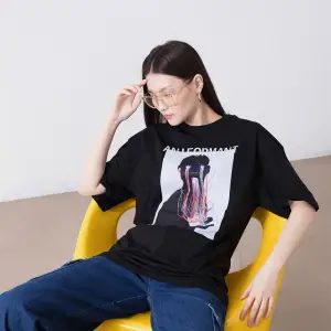 Unisex Aniformant Siyah Tshirt