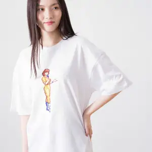 Unisex April Oneil Ninja Turtles Beyaz Tshirt