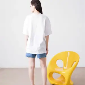 Unisex April Oneil Ninja Turtles Beyaz Tshirt