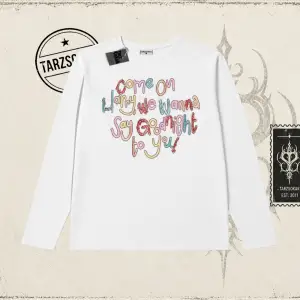 Unisex As It Was Biskilet Yaka  Long Sleeve Beyaz