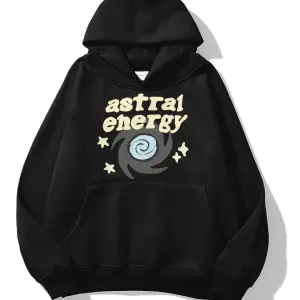 Unisex Astral Energy Sweatshirt Siyah