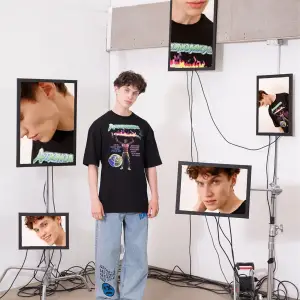 Unisex Astronomical 2020 Siyah Tshirt