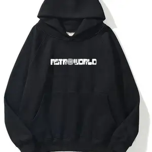 Unisex Astroworld 2021 Siyah Sweatshirt