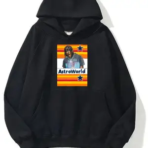 Unisex Astroworld Travis Scott Siyah Sweatshirt