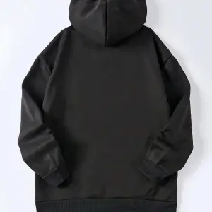 Ünisex Basic Slim Fit Kapüşonlu Fermuarlı Cepli Sweatshirt Nar Çiçeği Siyah