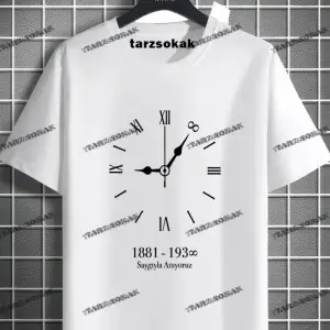 Unisex Bay  Çocuk T-shirt Atatürk Cumhrutiyet 23 nisan 10 kasım 29 ekim  kod:23