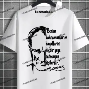 Unisex Bay  Çocuk T-shirt Atatürk Cumhrutiyet 23 nisan 10 kasım 29 ekim  kod:26