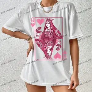 Unisex BAY  Goth Kadın Kafatası Desenli Damla Omuz T-shirt KOD-1366