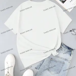 Unisex BAY  Goth Kadın Kafatası Desenli Damla Omuz T-shirt KOD-1369