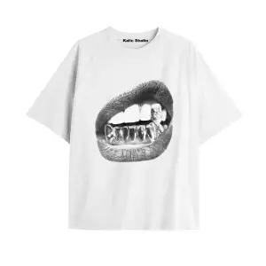 UNİSEX Bay Grillz Tee Desenli Beyaz Yazlık T-shirt
