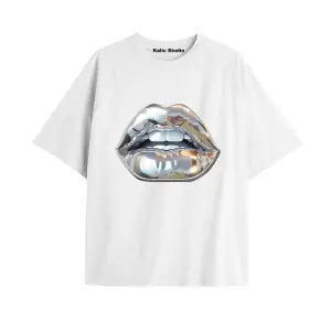 UNİSEX Bay Grillz Tee Desenli Beyaz Yazlık T-shirt