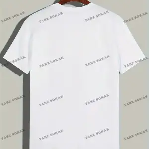 Unisex BAY  Gül Çiçek Desenli Yuvarlak Yaka Kısa Kollu Tişört KOD-1348