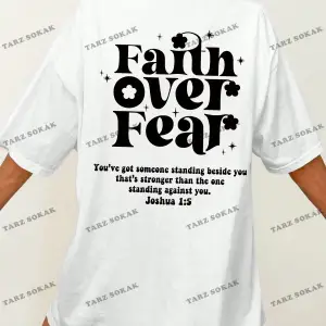 Unisex BAY  Kadın Düşük Omuz Yazılı Baskılı Tişört KOD-1374