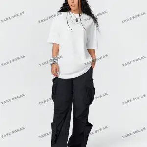 Unisex BAY  Kadın Ultra Bol Basic Harfli Tişört KOD-1383