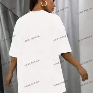 Unisex BAY  Kadın Yazılı Baskılı Yuvarlak Yaka Tişört KOD-1394