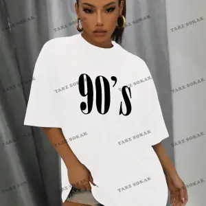 Unisex BAY  Kadın Yazılı Baskılı Yuvarlak Yaka Tişört KOD-1394