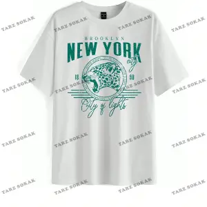 Unisex BAY  LOONEY TUNES X Karikatür Grafik Düşük Omuz Büyük Boy Tişört KOD-1320