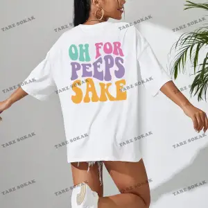 Unisex BAY  Qutie Sloganlı Grafik Düşük Omuz Tişört KOD-1371