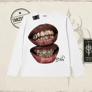 Unisex Belief Biskilet Yaka  Long Sleeve Beyaz