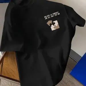 Unisex Believe In Yourself Baskılı Tasarım