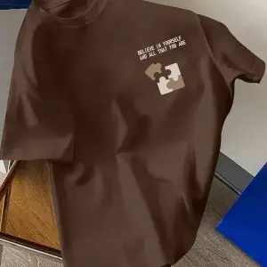 Unisex Believe In Yourself Baskılı Tasarım