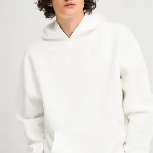 Unisex Beyaz Basic Sweatshirt Trndz200