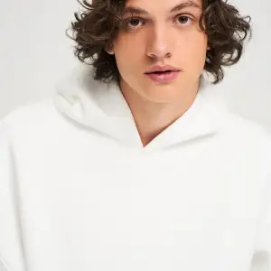 Unisex Beyaz Basic Sweatshirt Trndz200