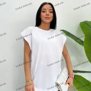 Unisex  Beyaz Basketçi Sıfır Kol Bisiklet Yaka Oversize Salaş Basic Kolsuz