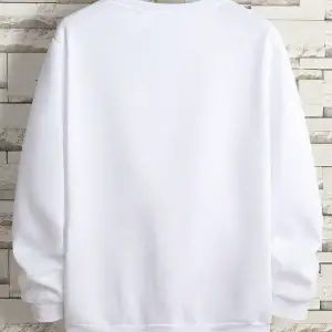 Unisex Beyaz Brooklyn Newyork 1898 Siyah Baskılı Kapüşonlu Oversize Sweatshirt mdgnmo