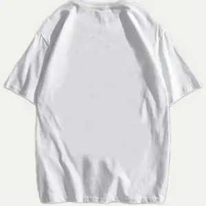 Unisex Beyaz Einstein Baskılı Oversize Tişört