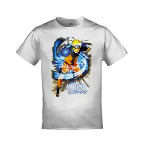 Unisex Beyaz Naruto Shippuden Baskılı