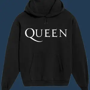 Unisex Beyaz Queen Baskılı Sweatshirt