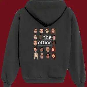 Unisex Beyaz The Office Sırt Baskılı Sweatshirt